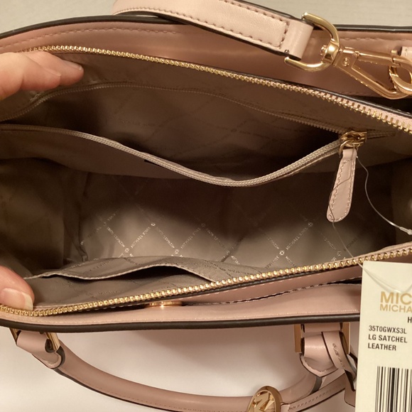 Michael Michael Kors large leather satchel, NWT - Picture 5 of 16